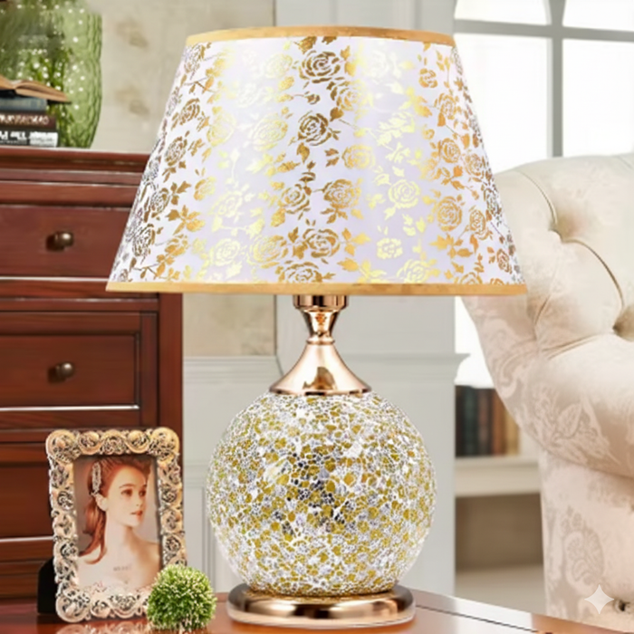 Crystal Desk Lamp – Luxury Bedside Lighting for Modern Bedrooms - Samanta Factory