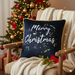 Christmas Slogan Cushion – Soft Filled Festive Decor - Samanta Factory