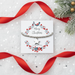 Beaded Bracelet – Silver Star Charm on Christmas Card - Samanta Factory