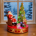 Christmas Santa Decoration – Light-Up Sitting Ornament - Samanta Factory