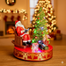 Christmas Santa Decoration – Light-Up Sitting Ornament - Samanta Factory