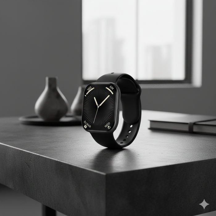 Large AMOLED Display with Health Tracking, AI Voice Assistant, 