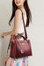 Women’s Shoulder Bag – Soft Leather Tote with Tassel Pendant - Samanta Factory