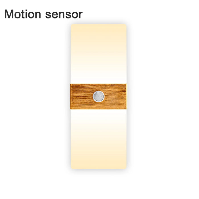 Modern LED Wall Light – 12W/18W, Up & Down Aluminum Lamp with PIR Motion Sensor for Indoor & Outdoor Use. - Samanta Factory