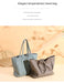 Genuine Leather Casual Tote – Soft, Versatile Design for Women - Samanta Factory