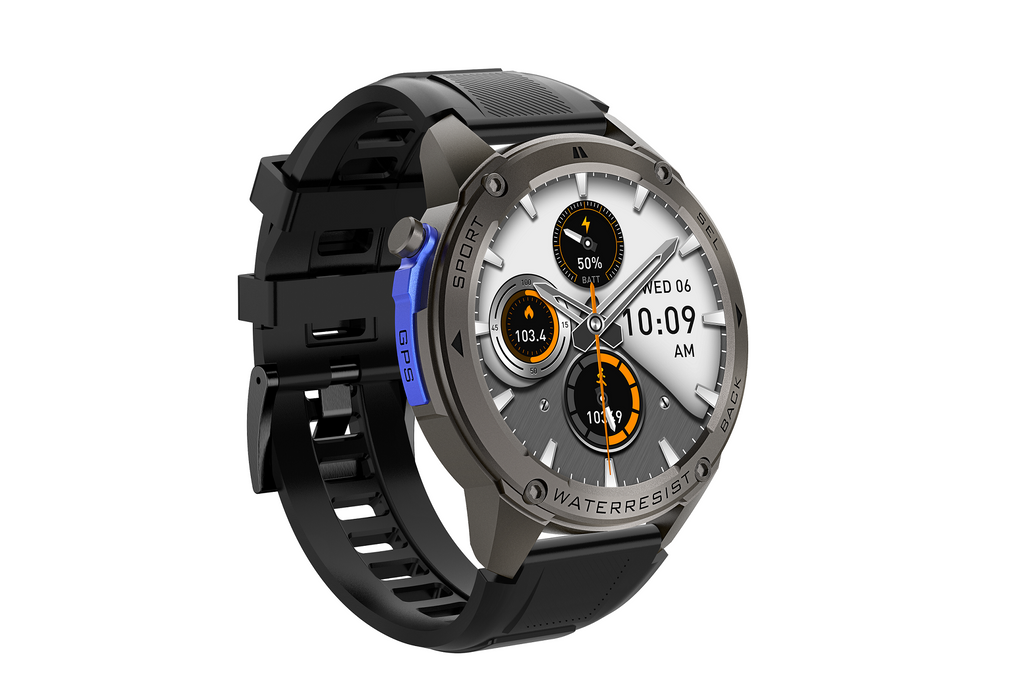 Outdoor Smart Watch – GPS, Voice Call & 5ATM Waterproof