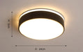 New Design LED Ceiling Light – Modern Corridor, Art Gallery & Balcony Lamp in White & Black - Samanta Factory