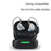 Bluetooth 5.2 wireless in-ear earphones with LED light and Type-C charging