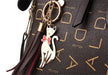 Women’s PU Leather Tote Handbag – Large Capacity Letter Design Tassel Shoulder Bag SF