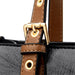 Women’s Leather Handbag – Vintage Casual Tote with Zipper & Hasp Closure - Samanta Factory