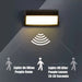 Extra Large LED Outdoor Wall Light – Waterproof IP65 with Radar Motion Sensor, 18W/40W Aluminum Lamp - Samanta Factory