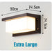 Extra Large LED Outdoor Wall Light – Waterproof IP65 with Radar Motion Sensor, 18W/40W Aluminum Lamp - Samanta Factory