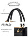 Women’s Shoulder Bag – Soft Leather Tote with Tassel Pendant - Samanta Factory