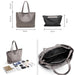 Genuine Leather Casual Tote – Soft, Versatile Design for Women - Samanta Factory