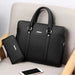 Men’s Laptop Briefcase – Double-Layer Business Shoulder Bag SF