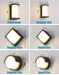 Extra Large LED Outdoor Wall Light – Waterproof IP65 with Radar Motion Sensor, 18W/40W Aluminum Lamp - Samanta Factory