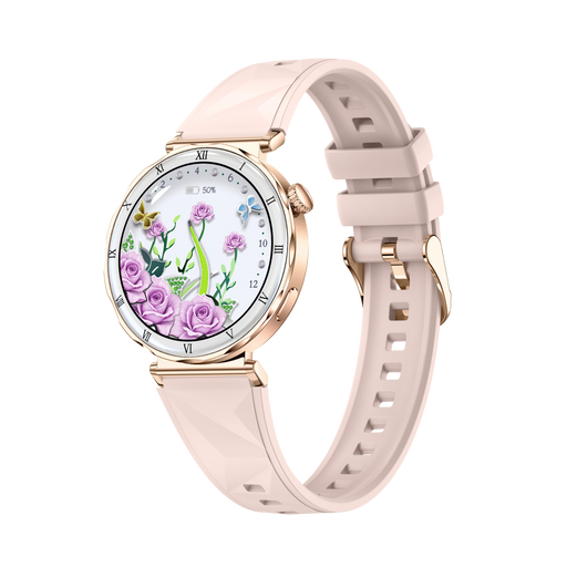 Women's Smart Watch – 1.19-Inch AMOLED Full Touch Screen & Sports Tracker - Samanta Factory