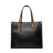 Women’s Leather Handbag – Vintage Casual Tote with Zipper & Hasp Closure - Samanta Factory