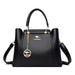Women’s Shoulder Bag – Soft Leather Tote with Tassel Pendant - Samanta Factory