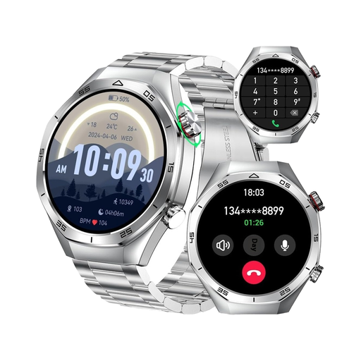 IP67 Waterproof Sports Fitness Tracker with HD Touch Screen, Bluetooth Calling, and Health Monitoring