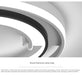 Modern Black LED Ceiling Light – Metal & Acrylic Surface-Mounted Fixture - Samanta Factory