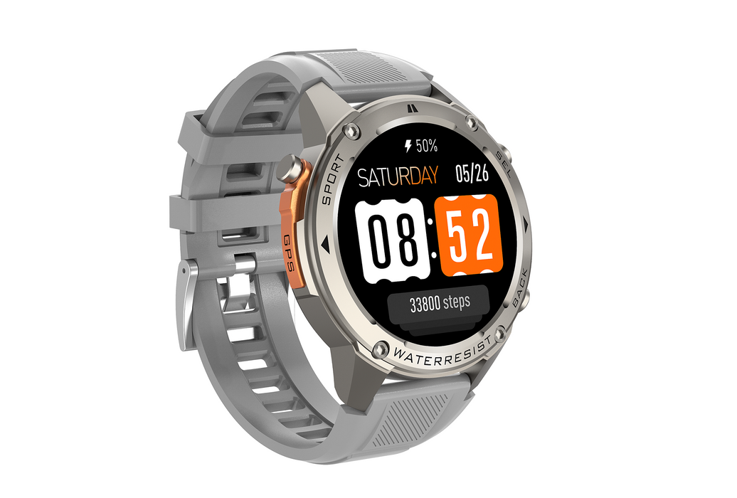 Outdoor Smart Watch – GPS, Voice Call & 5ATM Waterproof
