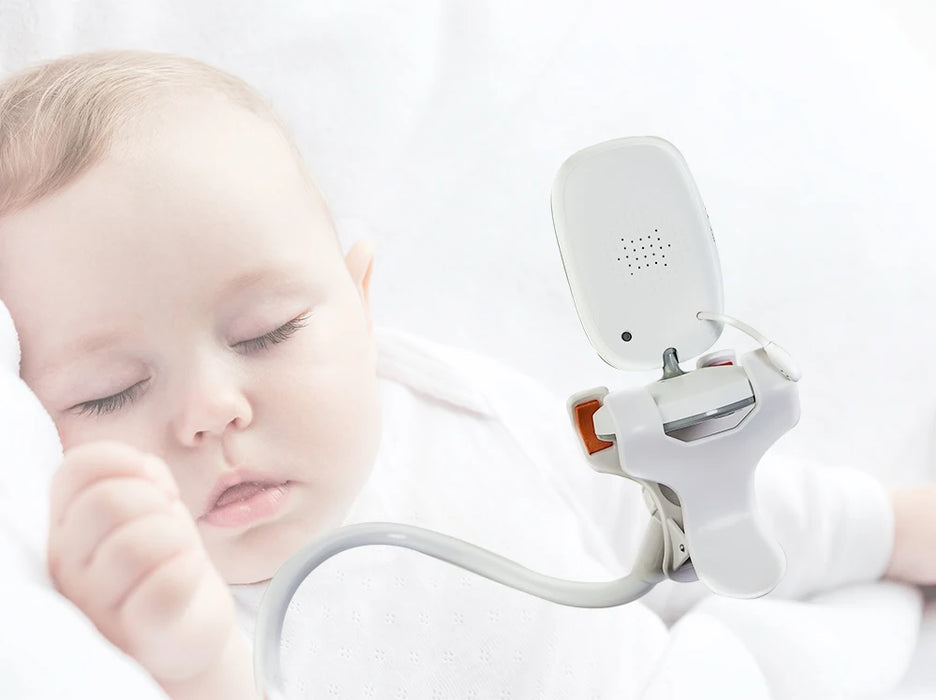 Universal Baby Monitor Camera Holder – Adjustable Long Arm Mount for Crib or Bed
