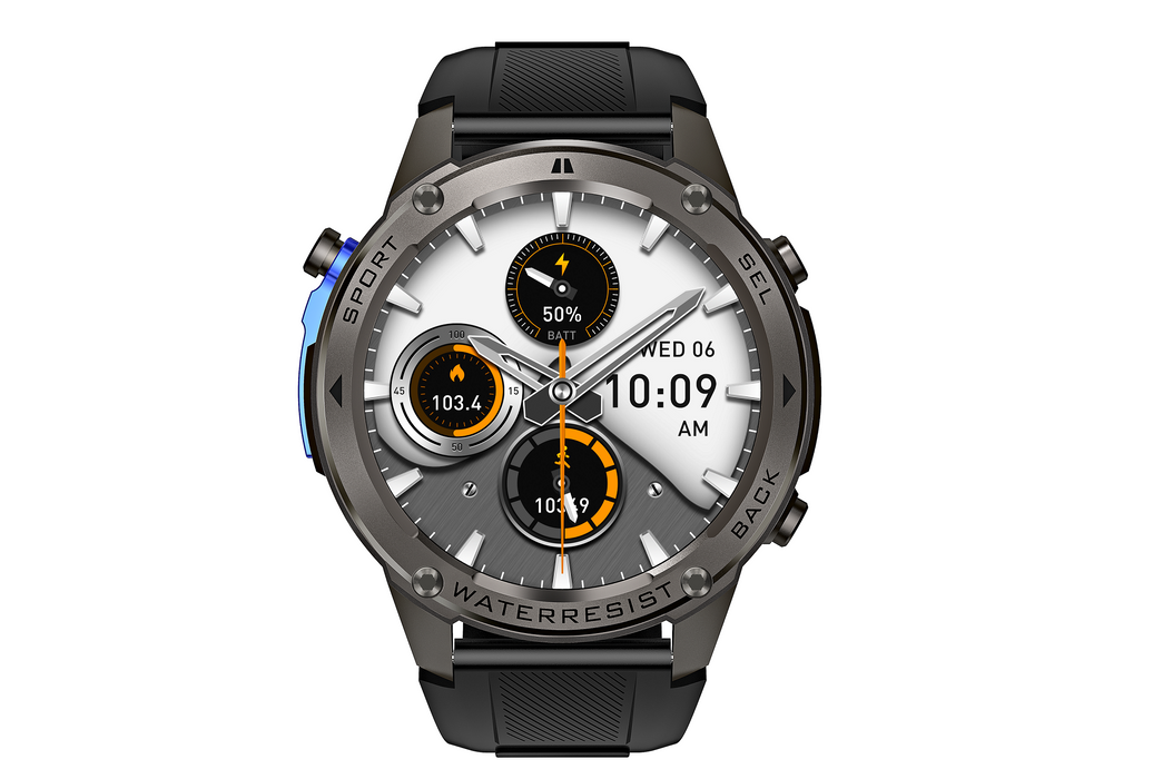 Outdoor Smart Watch – GPS, Voice Call & 5ATM Waterproof