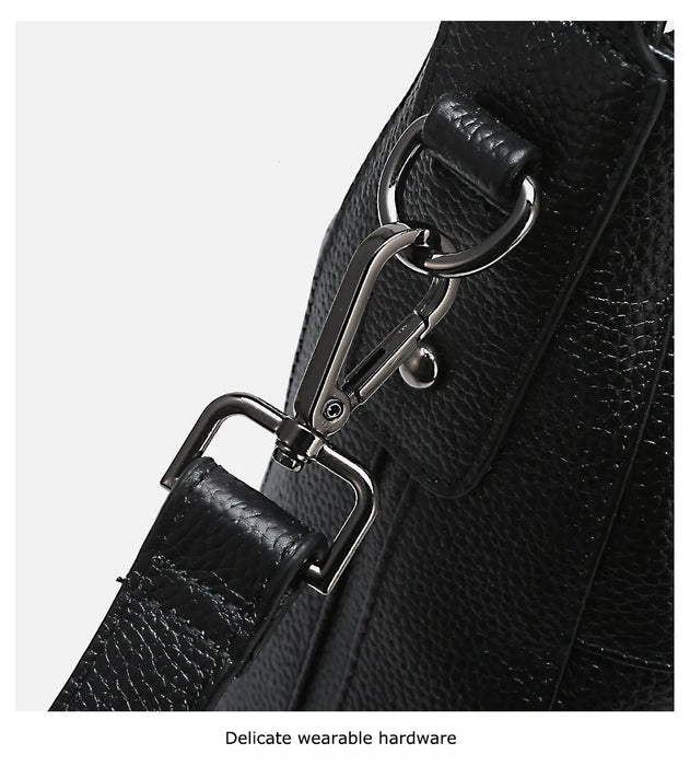 Genuine Leather Shoulder Bag – Soft, Versatile Hobo with Ruched Design - Samanta Factory