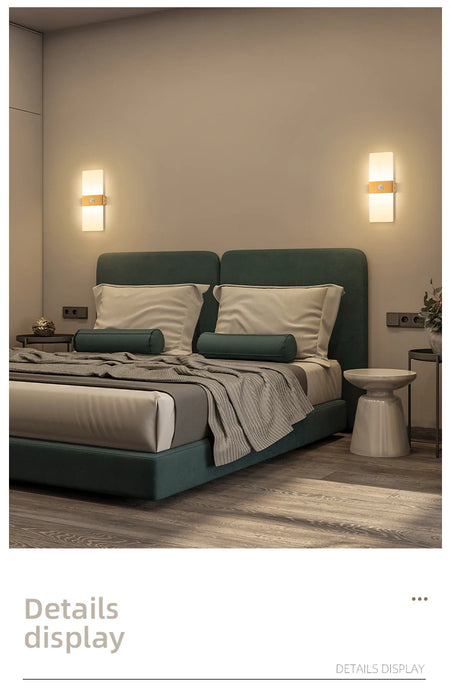 Modern LED Wall Light – 12W/18W, Up & Down Aluminum Lamp with PIR Motion Sensor for Indoor & Outdoor Use. - Samanta Factory