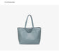 Genuine Leather Casual Tote – Soft, Versatile Design for Women - Samanta Factory