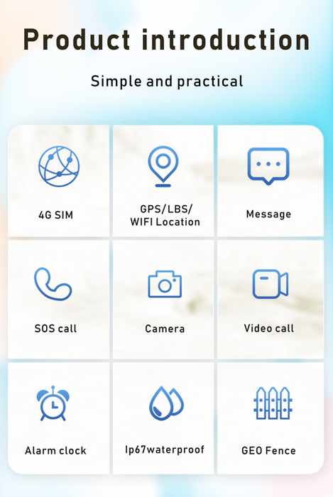 Children’s 4G Android Smartwatch – GPS Tracker, Voice Calls & AMOLED Display - Samanta Factory