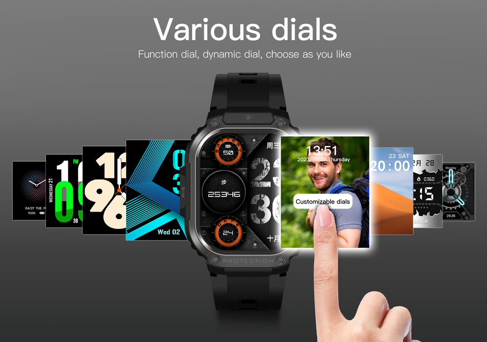 Smart Watch – 2.13 AMOLED Display with GPS & Health Tracking