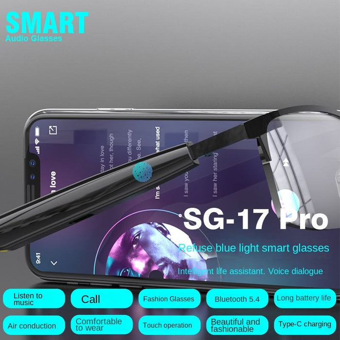 Smart Glasses – Bluetooth Voice Control with Touch Function - Samanta Factory