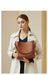 Women’s Genuine Leather Bucket Bag – Soft Cowhide Shoulder Handbag - Samanta Factory