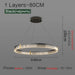 Stylish Nordic LED Pendant Light Fixture with Aluminum Frame & Long-Lasting LEDs - Samanta Factory