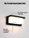 Extra Large LED Outdoor Wall Light – Waterproof IP65 with Radar Motion Sensor, 18W/40W Aluminum Lamp - Samanta Factory