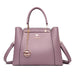 Women’s Shoulder Bag – Soft Leather Tote with Tassel Pendant - Samanta Factory