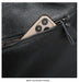 Genuine Leather Shoulder Bag – Soft, Versatile Hobo with Ruched Design - Samanta Factory
