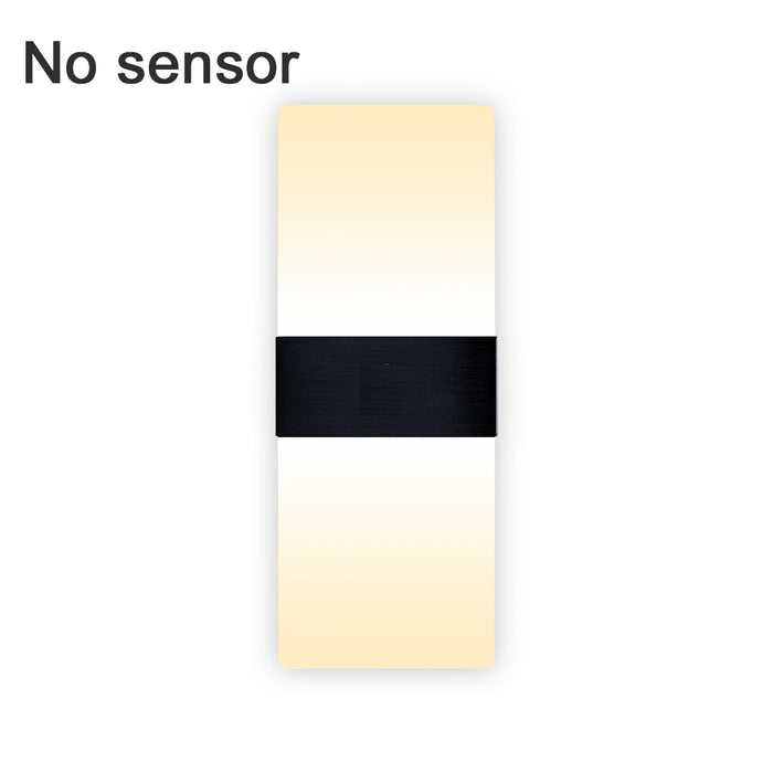 Modern LED Wall Light – 12W/18W, Up & Down Aluminum Lamp with PIR Motion Sensor for Indoor & Outdoor Use. - Samanta Factory
