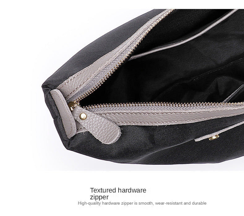 Genuine Leather Casual Tote – Soft, Versatile Design for Women - Samanta Factory