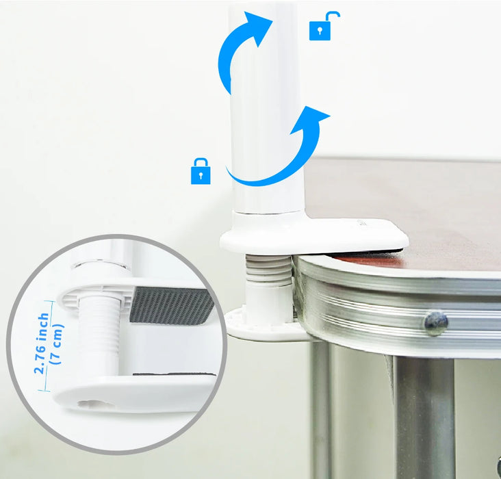 Universal Baby Monitor Camera Holder – Adjustable Long Arm Mount for Crib or Bed