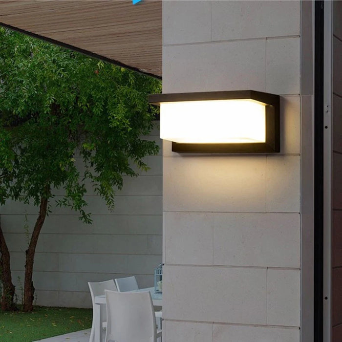 Extra Large LED Outdoor Wall Light – Waterproof IP65 with Radar Motion Sensor, 18W/40W Aluminum Lamp - Samanta Factory