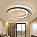 Modern Black LED Ceiling Light – Metal & Acrylic Surface-Mounted Fixture - Samanta Factory