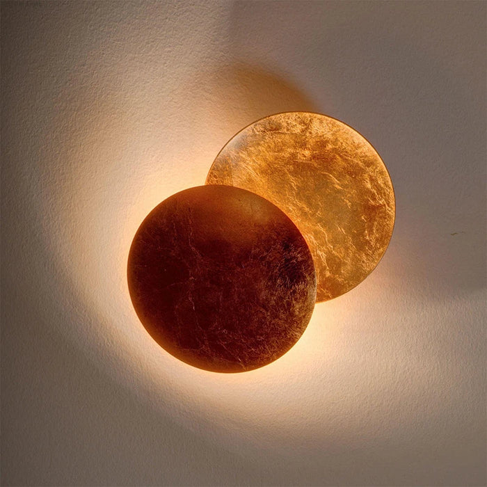 Modern Wall Lamp – Moon Eclipse Design with LED Lighting for Bedroom & Hallways