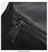 Genuine Leather Shoulder Bag – Soft, Versatile Hobo with Ruched Design - Samanta Factory