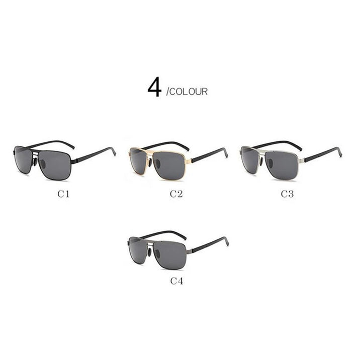 Myopia Reading Glasses for Men – Custom Prescription Alloy Frame with Polarized Lenses