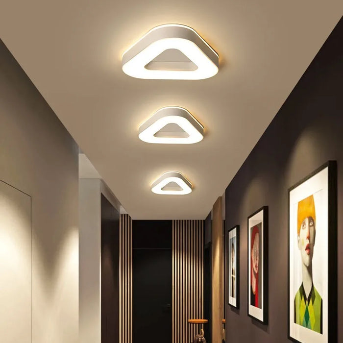 New Design LED Ceiling Light – Modern Corridor, Art Gallery & Balcony Lamp in White & Black