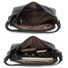 Genuine Leather Shoulder Bag – Soft, Versatile Hobo with Ruched Design - Samanta Factory