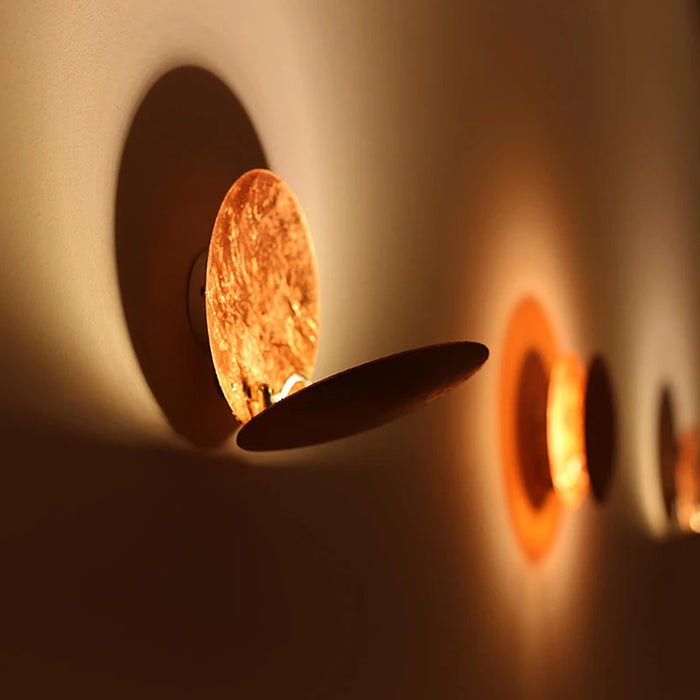 Modern Wall Lamp – Moon Eclipse Design with LED Lighting for Bedroom & Hallways